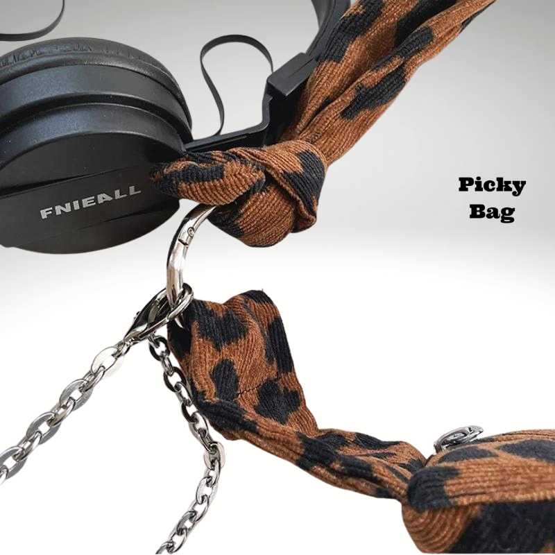 Sac à main banane panthère pour femme