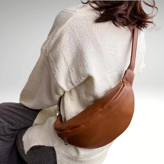 Sac banane bandoulière femme cuir