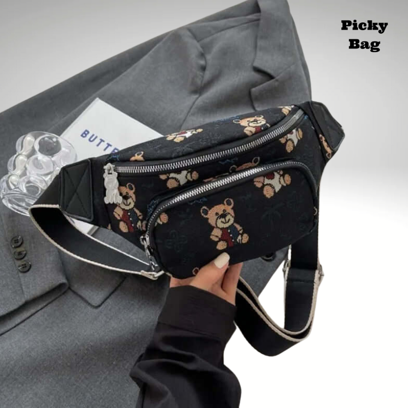 Sac banane tendance 2024 de couleur noir