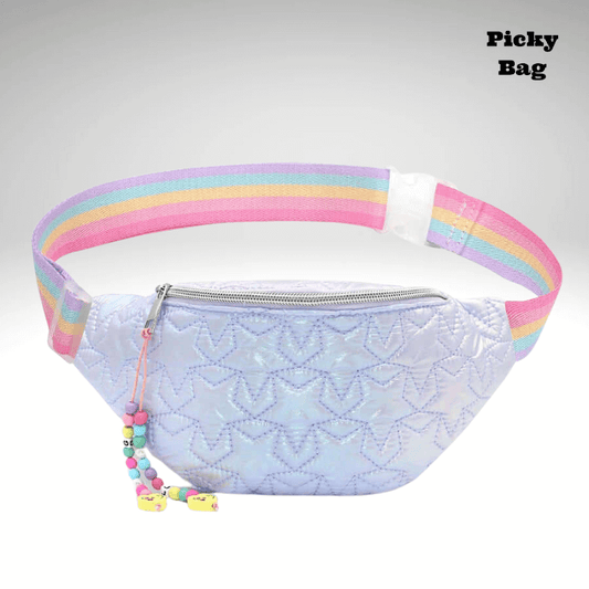 Sacoche banane brodée pour fille