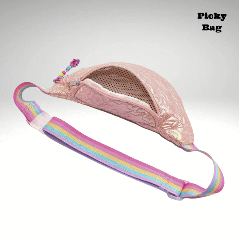 Sacoche banane étoile en relief pour fille