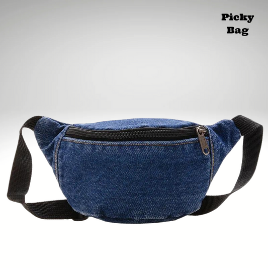 Petit sac banane en jean enfant