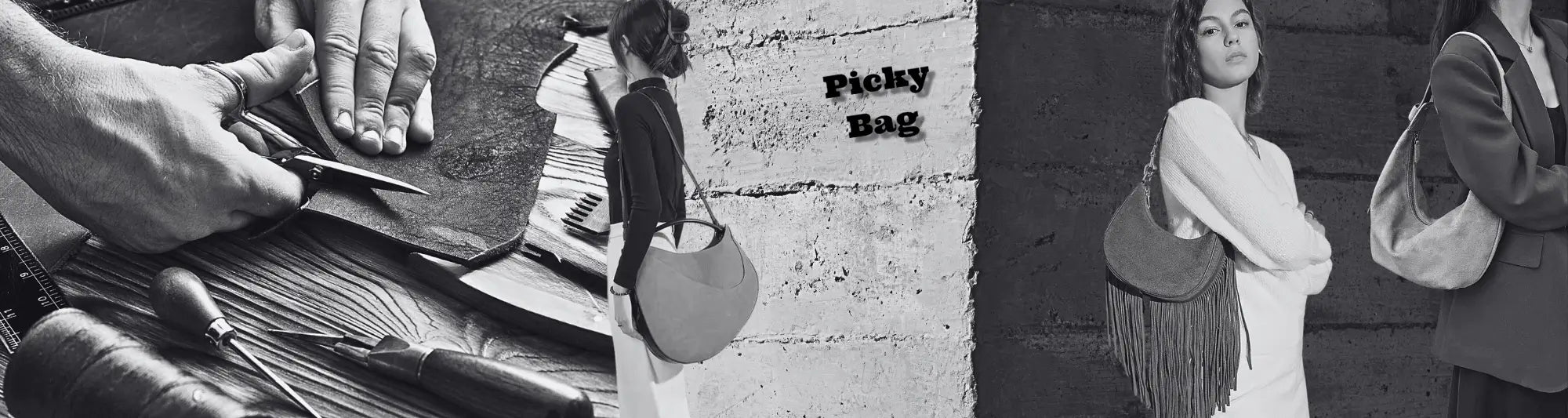 Sac banane femme en cuir de la boutique Picky Bag