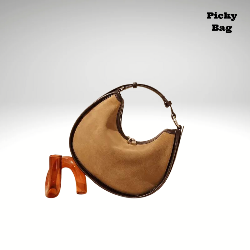 Sac banane daim Camel