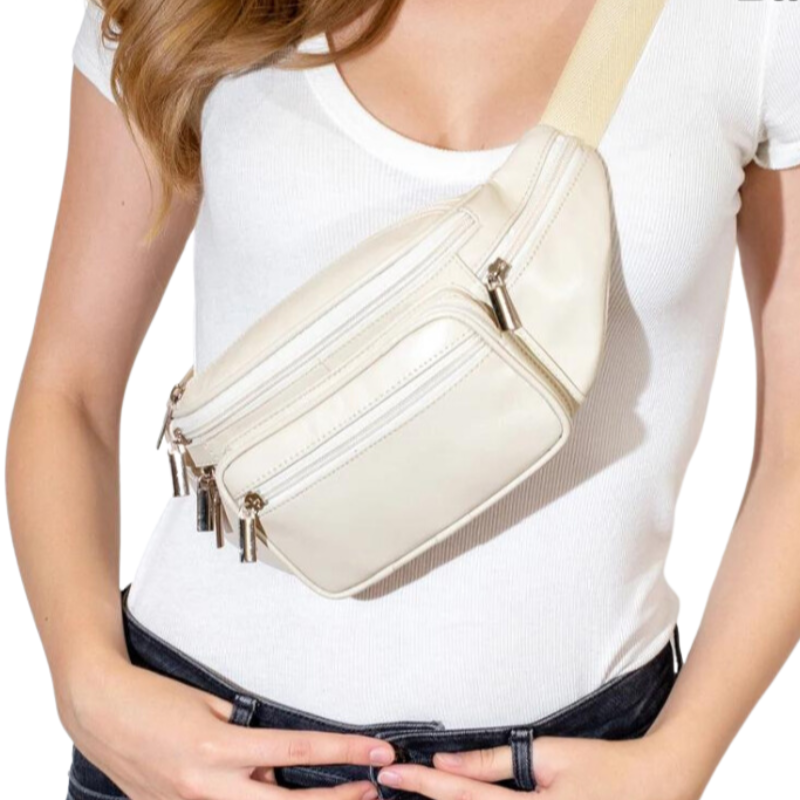 Sac banane en cuir pour femme