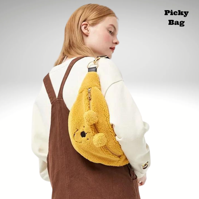 Sac banane enfant en moumoute