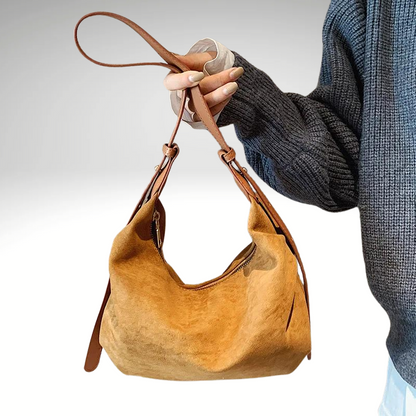 Sac banane femme cuir Camel