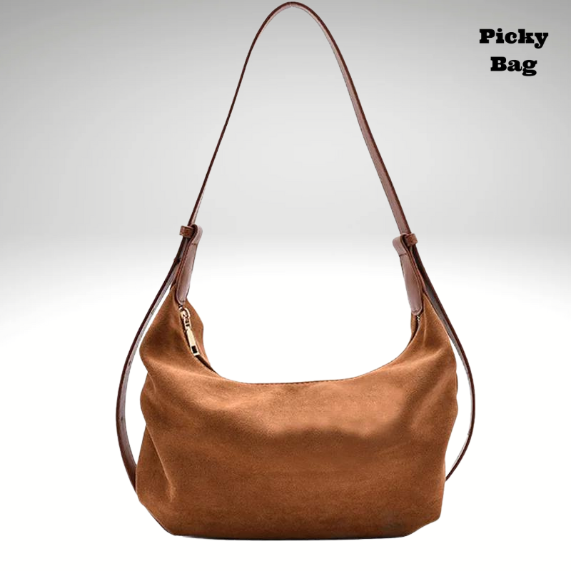 Sac banane femme en daim