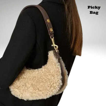 Sac banane femme mouton