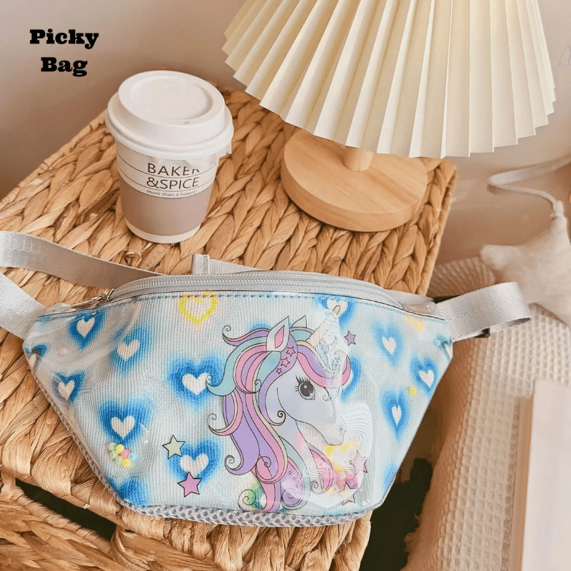 Sac banane licorne mignon pour petite fille