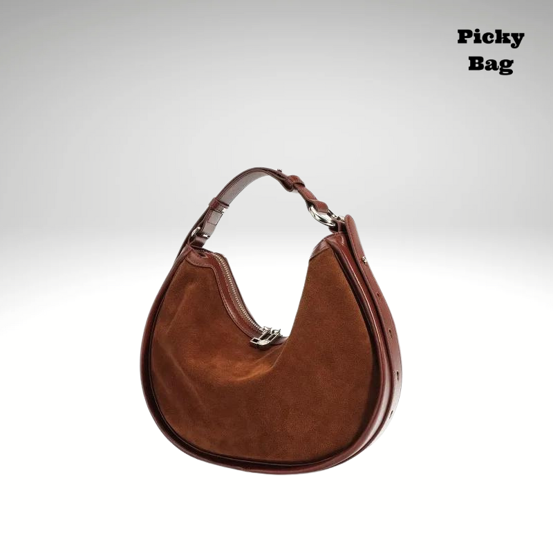 Sac banane marron cuir