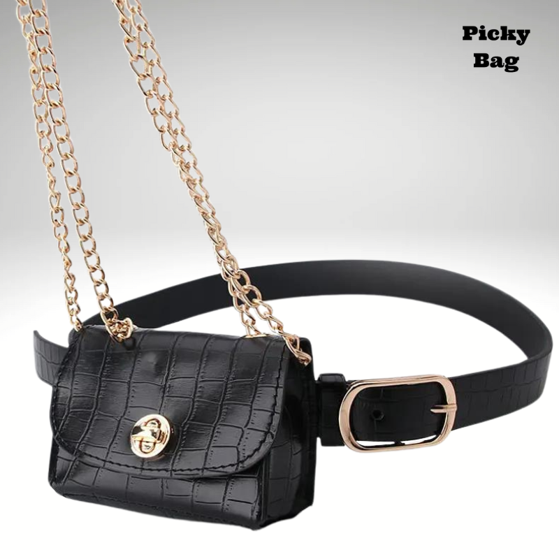 Sac banane petit ceinture cuir femme