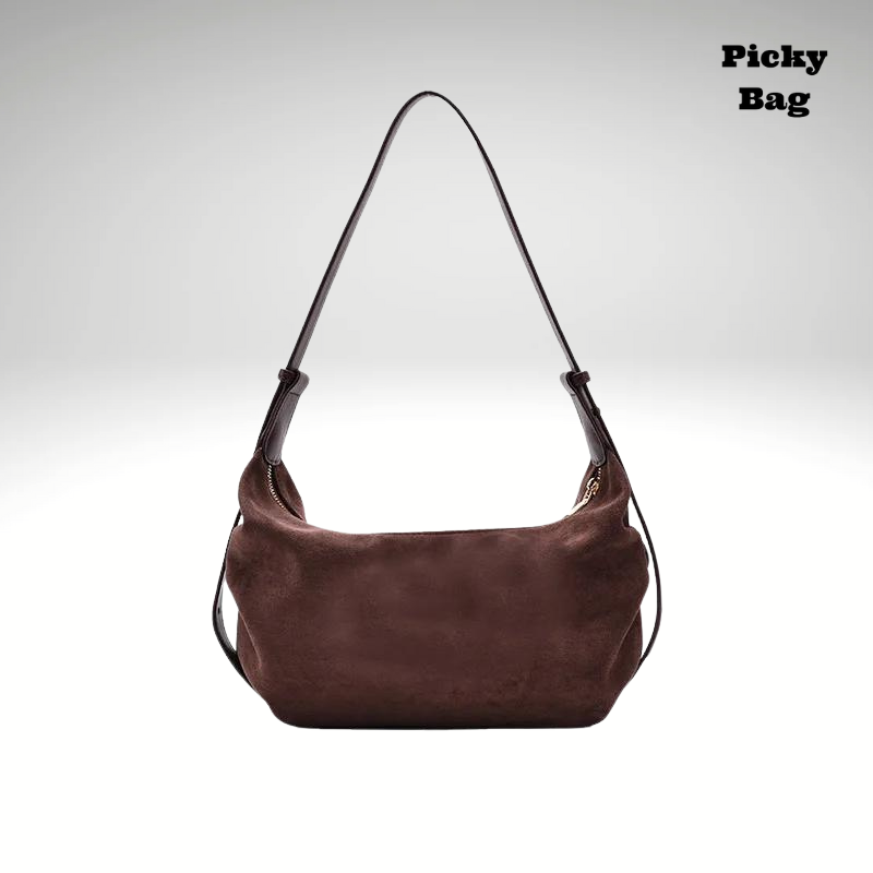 Sac banane pour femme en daim