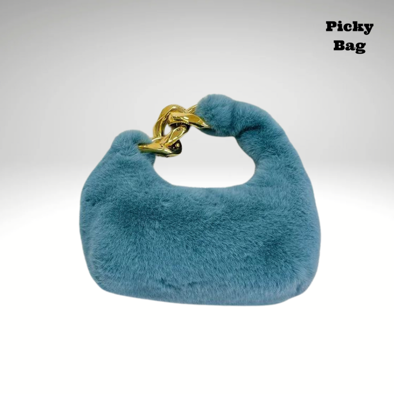 Sac banane pour femme peluche