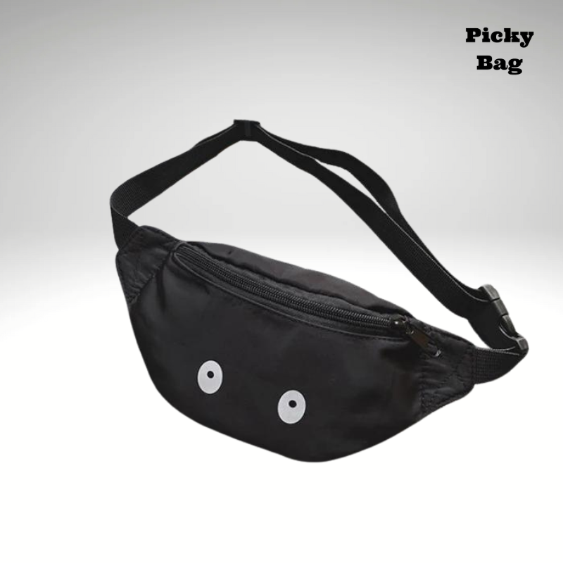 Sac banane noir pour fille de 8 ans