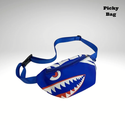 Sac banane requin bleu pour garçon pas cher